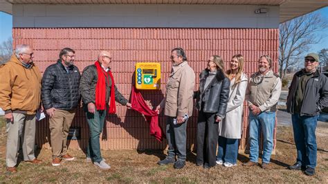 Blog • Hanover unveils one of 10 AEDS for parks, thanks to g