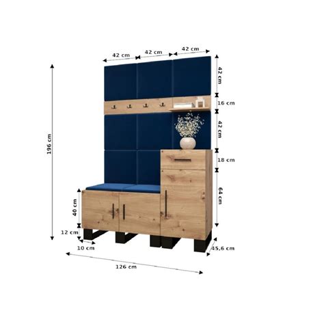 Garderoba do przedpokoju Abiks ARTIN 5 artisan+manila18 | home&you