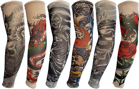 Tattoo Sleeves for Men,YARIEW 6Pcs Arm Sleeves Fake India | Ubuy