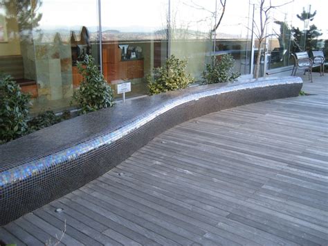 Blue and Purple iridescent glass tile for showers, fountains ...