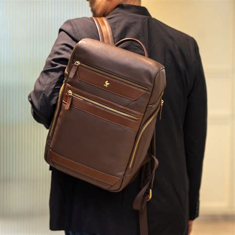 Leather Laptop Backpacks for Men | Lifetime Warranty