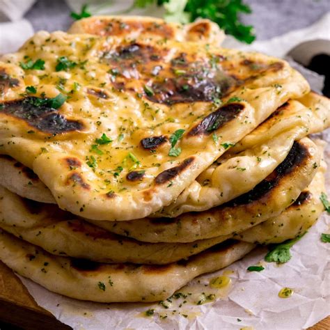 Garlic Naan Bread Recipe - Nicky's Kitchen Sanctuary