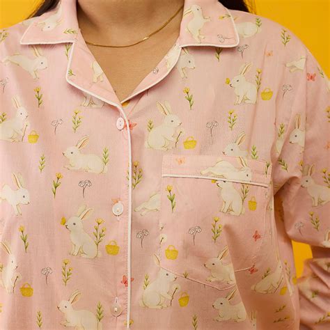 Women Bunny Hop Pima Pajama Set | Little West Street