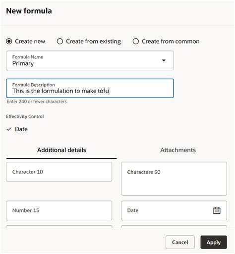 Redwood: Create and Edit Formulas