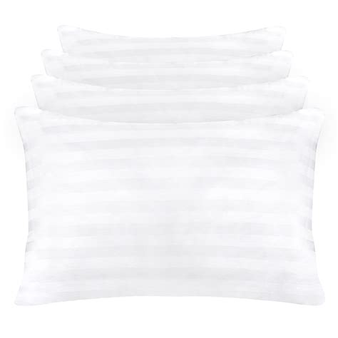 Buy Luxury Queen Pillows 4 Pack, Pillows for Sleeping with Cotton Cover ...