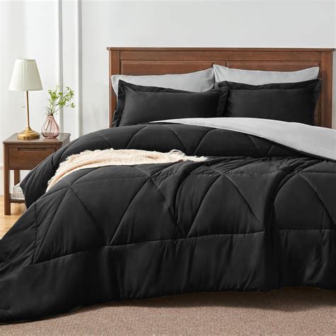 Amazon.com: BEDELITE Twin XL Comforter Set 5 Pieces Bed in A Bag - Soft ...
