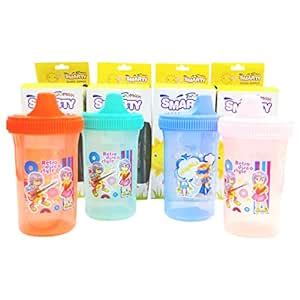 Buy Smarty Twomax Glass Sipper (Combo Set of 3 pcs Red/Pink/Green ...