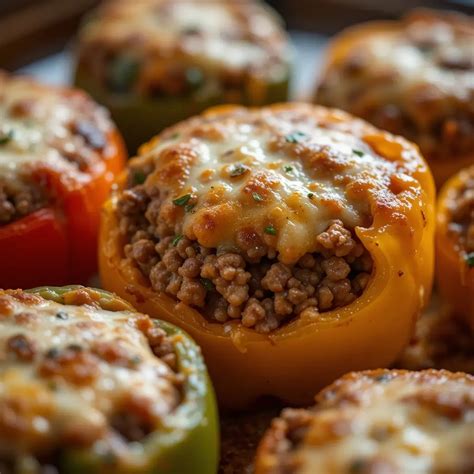 Irresistible Stuffed Bell Peppers Without Rice