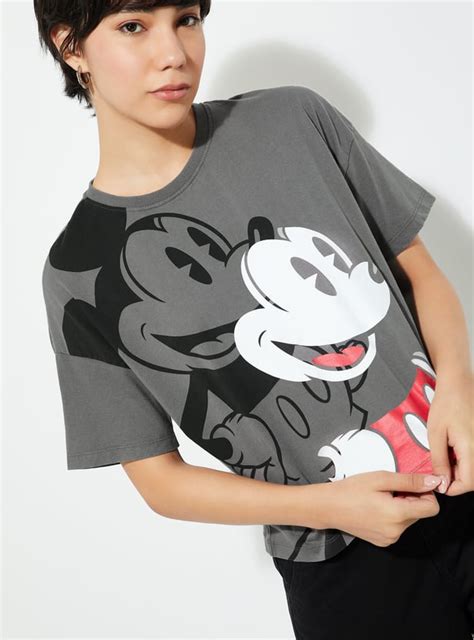 Buy URB_N Women Boxy Fit Mickey Mouse T-shirt Online at just Rs. 599.0 ...