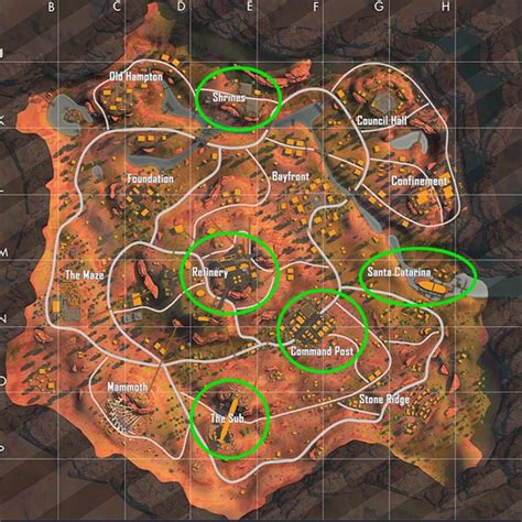 Best Loot Places In Free Fire: 5 Places That Are The Best For Loot In ...