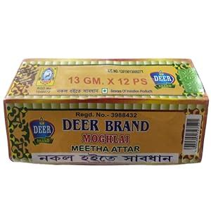DEER BRAND Mughlai Meetha Attar 13grams Pack of 12 for Biryani Mughlai ...