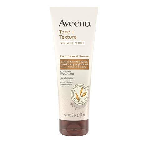 Buy Aveeno Tone + Texture Renewing Body Scrub, Exfoliating Body Wash to ...