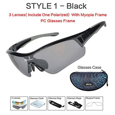 No 01 : ROCKBROS Polarized Cycling Eyewear Sports Sun Glasses UV 400 ...
