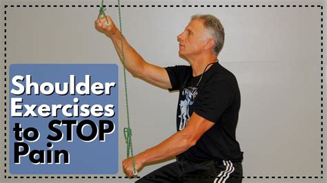 4 EASIEST Shoulder Exercises to STOP Pain At Home: Frozen Shoulder ...