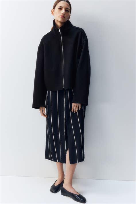 Handmade wool jacket - Black - Ladies | H&M IN