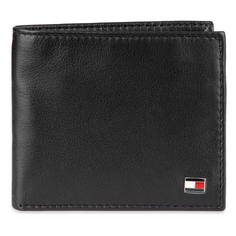 Buy Tommy Hilfiger Men's Leather Wallet – Slim Bifold with 6 Credit ...