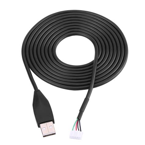 2m Usb Mouse Cable Line Wire Cable Replacement Repair Accessory ...