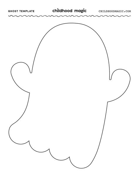 Printable Ghost Template For Coloring | Printable Ghost