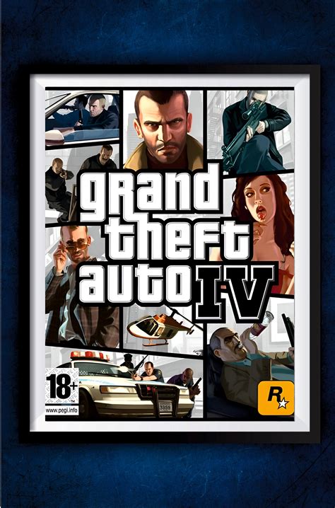GTA IV Banner Poster || Games Poster – GeekyGallery