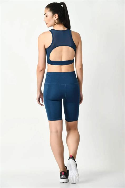 Super High Cycling Blue Shorts – Fitbodyminded