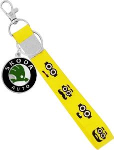 MGP FASHION High Quality Silver Skoda Logo With Cartoon Minion Warning ...