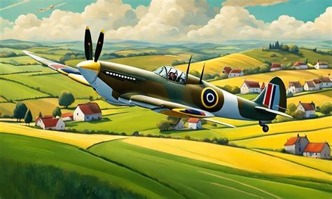 Image result for Spitfire Plane Simple