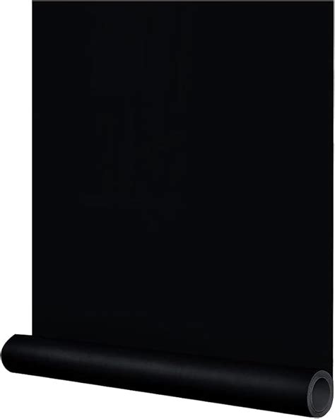 SUNBIRD Black Wallpaper Peel and Stick Black Contact Paper Matte Solid ...