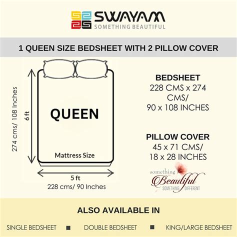 Buy SWAYAM Abstract Mosaic 210TC Geometric Peaks Queen Bedsheet Set ...