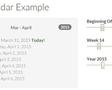 Image result for Angular Linear Calendar