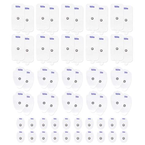 Discount Tenspremium Quality Tens Electrodes 60 Pack Assortment With ...