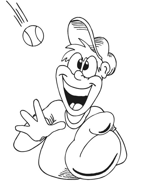 Baseball Player Coloring Pages Printable 的图像结果