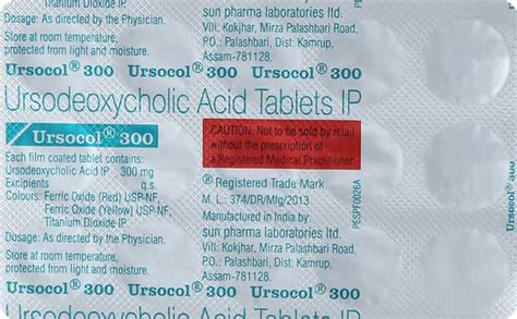 Ursocol 300 Tablet: Uses, Side Effects, Price, Dosage & More Info ...