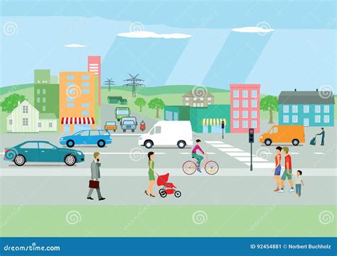 Busy City Cartoon 的图像结果