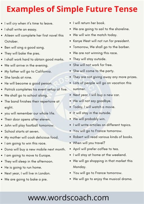 Image result for Simple Future Tense Contraction