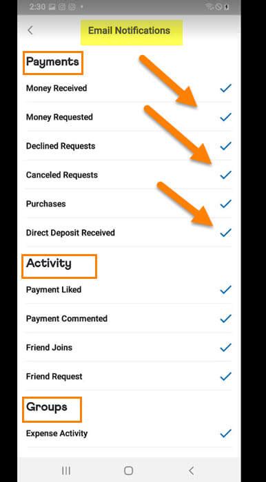 Image result for Venmo Noticing Spending Notification