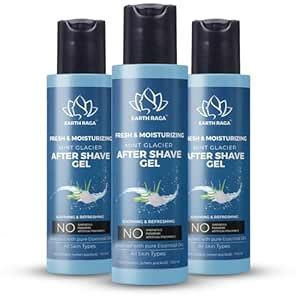 Earthraga Mint Glacier After Shave Gel - 100ml, With Menthol Crystals ...