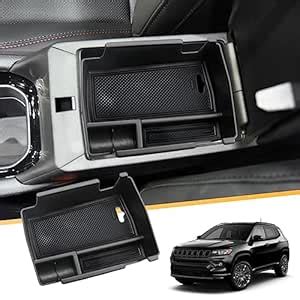 LFOTPP Center Console Organizer for 2022+ J*eep Compass Car Armrest ...
