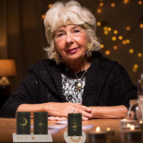 Buy FREEBLOSS 4 Pieces Tarot Card Stand Holder Wooden Tarot Card Stand ...