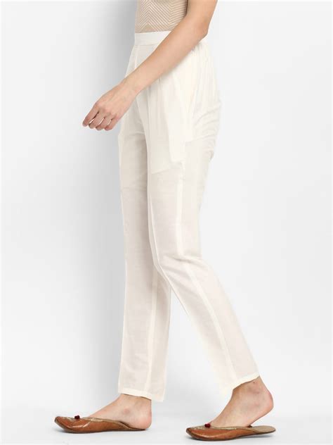 Abhishti Polysilk Straight Pants with Pockets