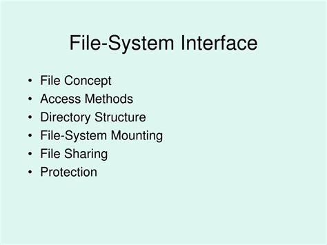 Image result for File System Interface