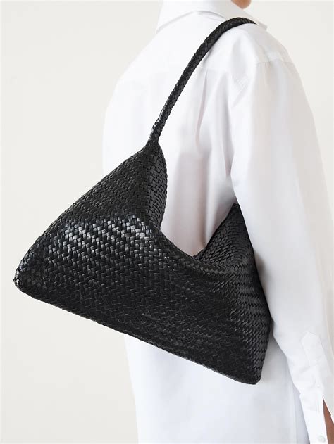 Braided nappa leather bag · Schwarz, Bordeaux, Braun · Accessoires ...