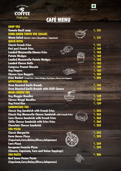 Coffee Confessions Menu, Menu for Coffee Confessions, Electronic City ...