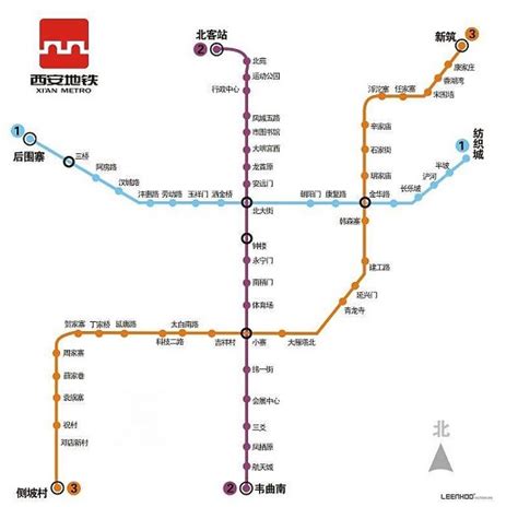 西安地铁线路图最新版-2017西安地铁所有线路图下载高清版-当易网