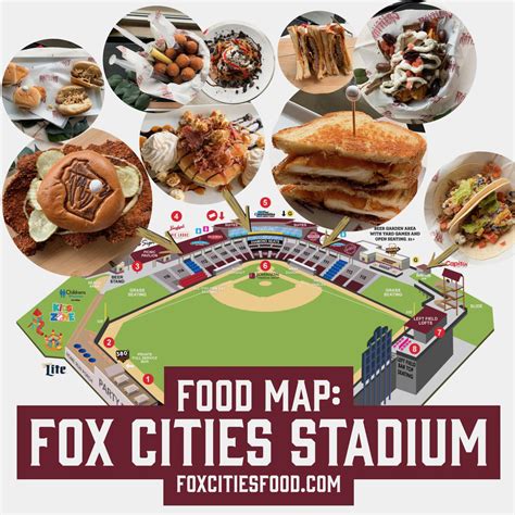 Timber Rattlers & Fox Cities Stadium – 2024 Menu - Fox Cities Food