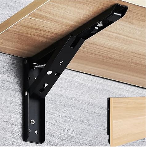 ANTEISI 12 Inch Floating Shelf Hinges 2 Pcs,90 Degree Self-Locking ...