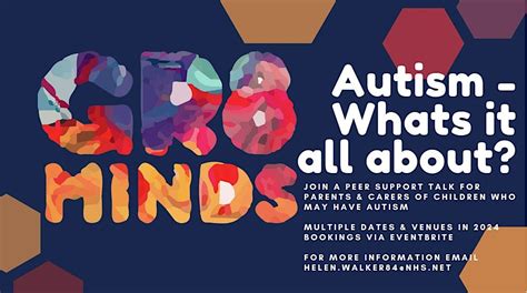 Autism Health Talk for Parents and Carers, Townhead Surgery, Settle, 22 ...