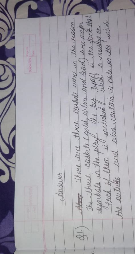 •What are those three inscriptions which were written at each of the ...