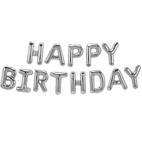 Buy Silver Foil Happy Birthday Banner in India at Best Price - Zop by ...