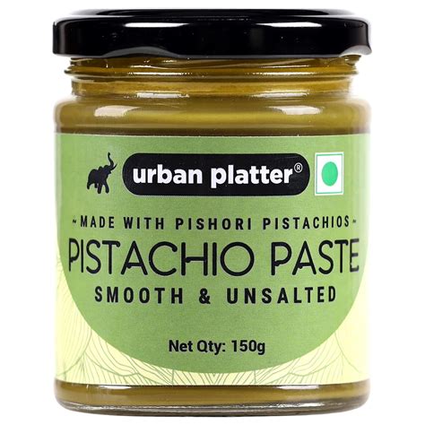 Urban Platter Pishori Pistachios Paste, 150g / 5oz [Smooth, Unsalted ...