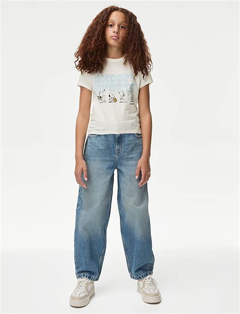 Buy Pure Cotton Snoopy™ T-Shirt (6-16 Yrs) at Marks & Spencer